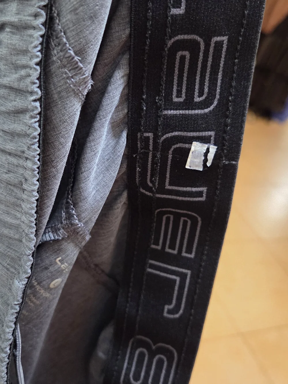Layer 8 Men's Gray Elastic-Waist Casual Pants, Size Large